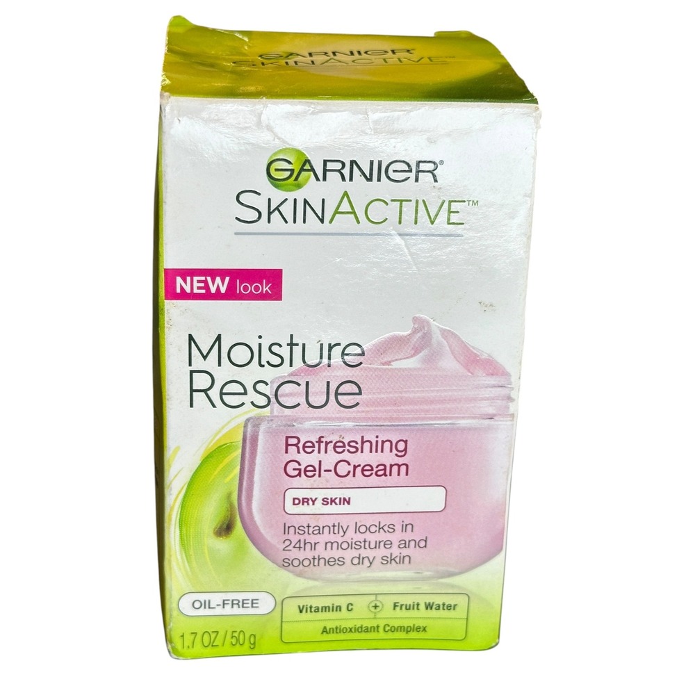 Garnier SkinActive Moisture Rescue Refreshing Gel-Cream Dry Skin 1.7oz Pink